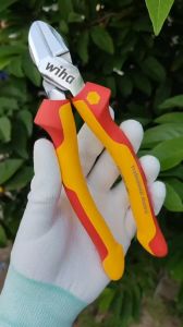 Kìm Cắt 180mm Cách Điện 1000 Volt WIHA 43340 [chính hãng Đức/Germany]