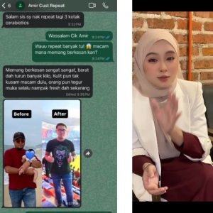 cerabiotics 2in1 whitening supplement and weight loss drinks lulus KKM / cerabiotics minuman cerahkan kulit dan turun berat