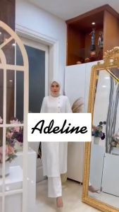 Adeline Set Crinkle|Set Crinkle Jumbo Ld 120|Setcel Crinkle Variasi Kancing