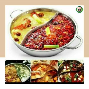 Panci Shabu 2 skat 28 Cm anti lengket terlaris