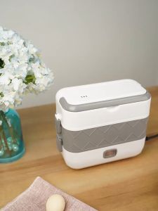 Hộp Cơm Cắm Điện LUNCHBOX Hộp Cơm Văn Phòng 2 Tầng 4 Bát Inox Có Chức Năng Nấu Chín Hâm Nóng Và Giữ Nhiệt