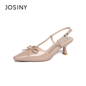 Josiny | Elegant French Pointed Toe Summer Slip-On Sandals