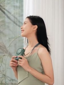 Mini Portable Hang Neck Fan Standing On Table Hand Free USB Rechargeable DQ203 usb