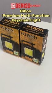 DERISO HIBON (Premium) Multifunction Keychain Flash Light Rechargeable Camping Hiking Light Opener Can