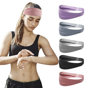Yoga Sports Sweat-Absorbent Headband Running Fitness Forehead Protector Basketball Cycling Football Men Women Headbands Non-Slip