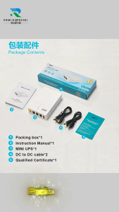 13500mAh 4 In 1 Mini UPS Power Supply Modem UPS Powerbank Mini UPS For wifi Router UPS wifi Power Bank