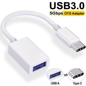 Type C Male To USB 3.0 Female Converter Line For iPhone 16 15 USB C Extension Connector Adapters Cable For Mi Samsung Laptop