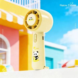 Quạt Cầm Tay Mini Hình Gấu Trúc Dễ Thương 3 Tốc Độ Sạc USB Di Động Làm Mát Cho Mùa Hè Sử Dụng Trong Nhà Và Ngoài Trời
