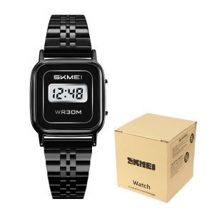 SKMEI | Đồng Hồ Đeo Tay Kỹ Thuật Số Cao Cấp SKMEI 2589 Dành Cho Nữ Chống Nước 3ATM Dây Đeo Hợp Kim Cổ Điển Vỏ Thép Không Gỉ Mặt Kính.