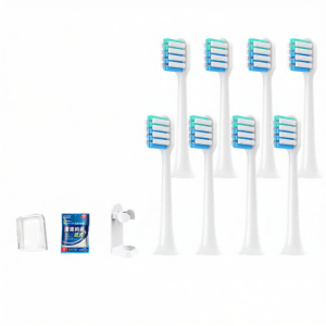 แปรงสีฟันไฟฟ้าแบบอเนกประสงค์ ขนนุ่ม 4 ชิ้น แปรงสีฟันแบบอเนกประสงค์สำหรับผู้ใหญ่ ทำความสะอาดลึก ผลิตจากจีนแผ่นดินใหญ่