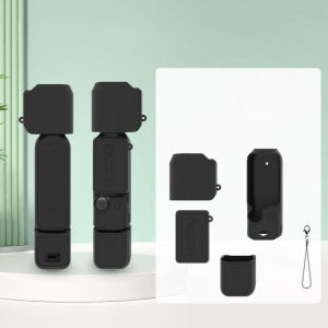 Silicone Protective Case for DJI Osmo Pocket 3 Anti-Scratch Slim Skin Screen Mic Guard Hand Grip Pocket Camera Accessories