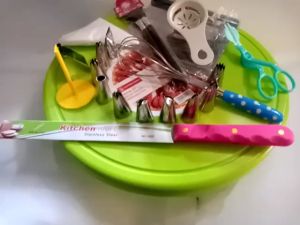 Set paket alat dekorasi hias kue tart cake ulang tahun pernikahan