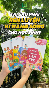 Sách: Combo 3 Cuốn Rèn Kĩ Năng Sống Cho Học Sinh (Quản Lí Cảm Xúc + Quản Lí Thời Gian + Giao Tiếp)