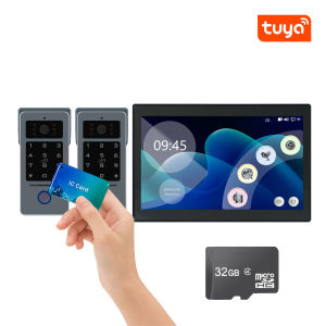 Tuya Video Audio 2.4GHz Intercom Touch Screen Doorbell Remote Access Control System For Home Outdoor Doorbell