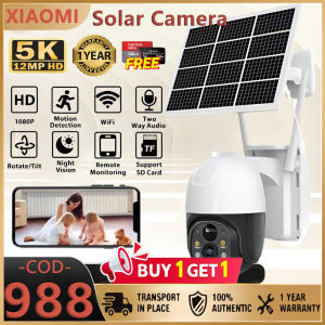 XIAOMI Solar CCTV Outdoor Waterproof CCTV Camera Connect Cellphone With Audio And Speaker Connect 360 Alarm Surveillance IP Security Cameras