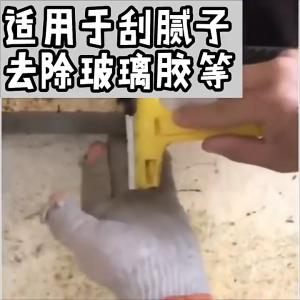 Kape Pengikis Cat Stiker Lem Lakban Stainless Dengan Gagang Simple Portable Scraper Multifungsi