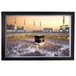 Poster cetak jumbo hiasan dinding kabah mekah ukuran 100x70cm dan 200x150cm tanpa bingkai dekorasi ruang tamu dekorasi kamar tidur poto besar bukan lukisan