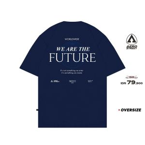 Aerostreet T Shirt Oversize Future Navy Kaos FADAA