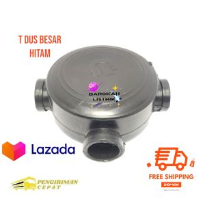 T-Dus Hitam/rumah penyambung Kabel/T dus hitam besar/T dus listrik cabang 3/T dos tdos/T dus cabang3