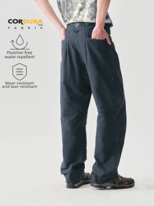 No Fluorine Water-Repellent Durable Ripstop Mens Outdoor Pants
