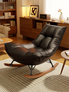 maitian | Adult Sleeping Leather Recliner Rocking Chair
