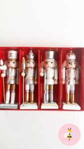 Pinky Bee Dekorasi Natal Gantungan Pohon Nutcracker Set 12.5cm 70480100