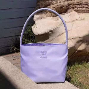 Silver Handbag Nylon Underarm Bag Womens Small Square Bag Mucu And Ebony Casual Shoulder Bag Korean Style Summer Bag