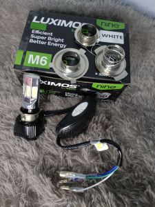 LAMPU LED 6 SISI 2 WARNA AC DC WHITE YELLOW HI/LOW LUMINOS ECO9 UNIVERSAL