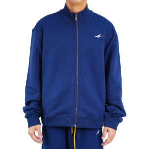 Hoodless Zipper Sweatshirt Hoodless Jogger Pants Short Sleeve T-Shirt