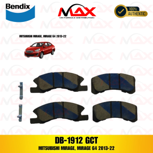 DB 1912 BENDIX BRAKE PAD FRT MITSUBISHI MIRAGE MIRAGE G4 2013-22