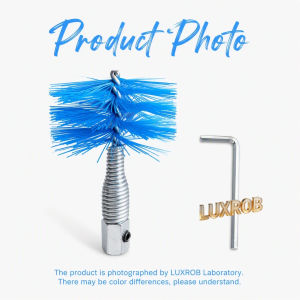 Home Drain Cleaning Kit 8mm PE Tube Pipe Cleaner with Brush & Chain Head Electric Drill Powered Sewer Unclog Tool