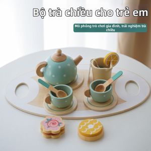 Bộ Đồ Chơi Bánh Kem Giáo Dục Gỗ 2 Tầng