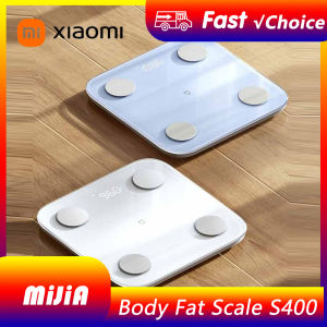 Xiaomi Mijia Body Fat Scale S400 Bluetooth 5.0 LED Display Weight Dual Frequency Accurate Measurement Weight Scale