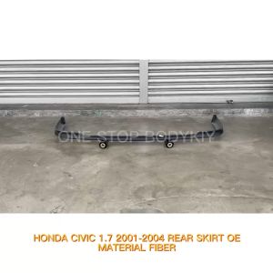 HONDA CIVIC 1.7 01-04 REAR SKIRT OESKIRT LIP BODYKIT (FIBERGLASS)