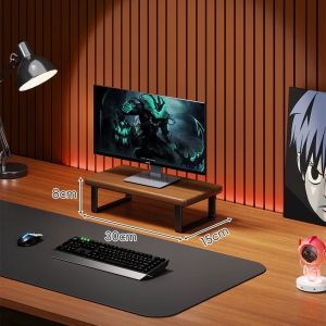 MUGG | Ergonomic Multi-function Desktop Organizer Stand Wooden Shelf