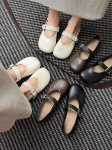 SENYUMI | Ultra Soft Braided Strap Low Heel Shoes
