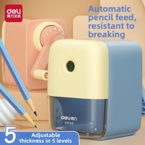 deli | Large Diameter Hand Crank Multi-functional Pencil Sharpener