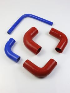 Ống Silicon Chịu Nhiệt Độ Cao 90 Độ bEND Vớicloth Ô Tô Ống Hút Khí Động Cơ Ống Nước Mềm Cho Hệ Thống Xả Khí Xe Hơi