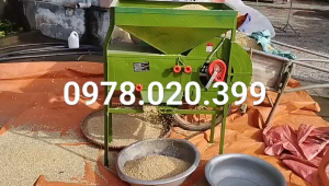 Máy  dê lúa  thổi bụi lúa ngô  đậu ...