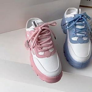 รองเท้ากีฬาผู้หญิง STARRY แฟชั่นสไตล์ลำลอง สูง 5 ซม. รองเท้านักเรียนใส่สบาย วัสดุตาข่าย ใส่สบายและทนทาน มีสต็อก