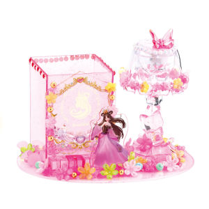 Creative DIY Childrens Clock Lamp Pen Holder Handmade Toy Desktop Small Alarm Clock Toy for Kids Age 5 to 12 Years Old