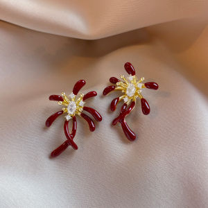 Pianist | Vintage Flamboyant New Year Earrings S925 Silver Needles