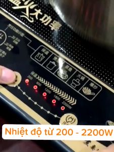 Bếp từ đơn SAST mặt gốm chống nứt | Công suất 2200W | Bảo hành toàn quốc