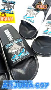 ARJUNA 687 - Tralalero Tralala Sandal Selop Anak Anomali Brainroat Bahan Karet Ringan & Fleksibel
