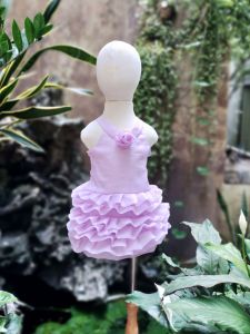 Váy đầm công chúa hoa hồng cho bé