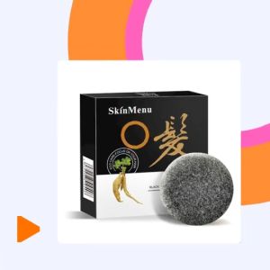 (80g/100g) SkinMenu Hair Darkening Shampoo Bar Bar Syampu Menggelapkan Rambut 乌黑洗发棒