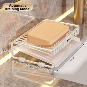 QIOEROUL | Stainless Steel Drainable Soap Dish
