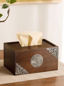TAIMUJIA | Solid Wood Chinese Style Tissue Box