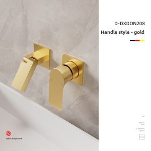 DXD | Digital Temp Display In-Wall Hot and Cold Faucet