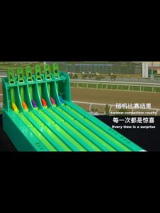 Desktop Racing Horse Game Entertainment Activities Sports Toy Tabletop Games Set Electronic Horse Race Board Game Battery Powered Horse Racing Machine Set for Interactive Family Party Toy